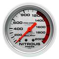 Tool Ultra-Lite Nitrous Pressure In-Dash Gauge TO3560406